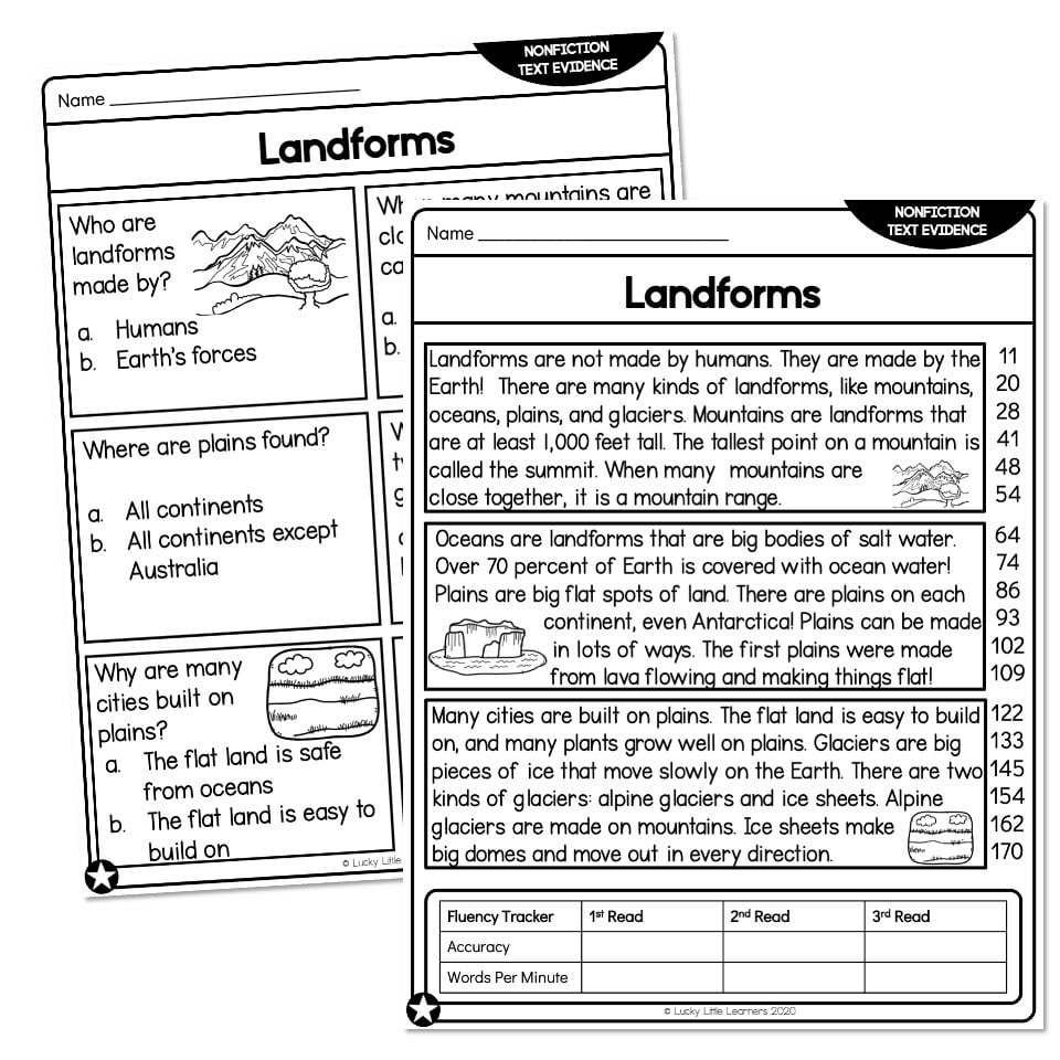 2Nd Grade Nonfiction Text Evidence And 5 W&amp;#039;S Reading Passage intended for 5 Ws Reading Comprehension Worksheet Free