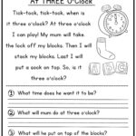 50 Kindergarten 1St Grade Reading Comprehension Passages Throughout 1st Grade Reading Comprehension Worksheets Multiple Choice