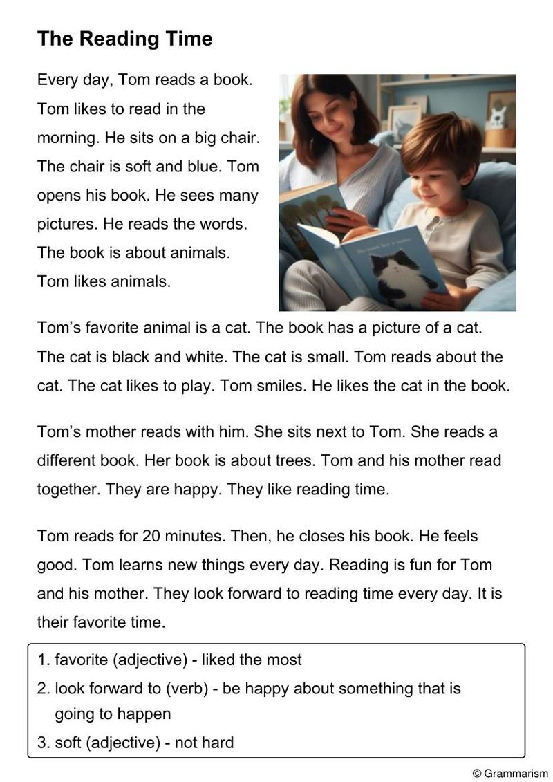702 Beginner English Reading Comprehension Worksheets - Grammarism in Simple Reading Comprehension Worksheet