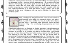 Adventure Sports Reading Passages Re…: English Esl Worksheets Pdf for Adventure Reading Comprehension Worksheets