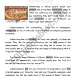 Advertising: A Reading Passage   Esl Worksheetmohamed Hamed Pertaining To Reading Comprehension Advertisement Worksheet