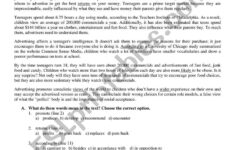 Advertising - Reading Comprehension Activity - Esl Worksheet with Reading Advertisements For Comprehension Worksheets