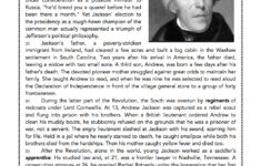 Andrew Jackson- U.s. President Biography And Assessment - Classful within Andrew Jackson Reading Comprehension Worksheet