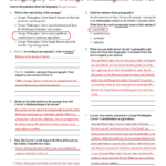 Answer Informational Reading Comprehension Biography Of George Throughout George Washington Carver Reading Comprehension Worksheets