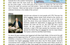 Australia Stationwork Reading For De…: English Esl Worksheets Pdf regarding Free Reading Comprehension Worksheets Australia