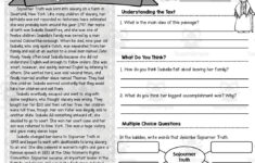 Black History Month Reading Passagesteach Simple pertaining to Reading Comprehension Black History Worksheets