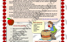 Bobbing For Apples (Reading Comprehension) - Esl Worksheetolgaprih pertaining to Apple Reading Comprehension Worksheets