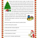 Christmas In England Reading For Det…: English Esl Worksheets Pdf With Regard To December Reading Comprehension Worksheets
