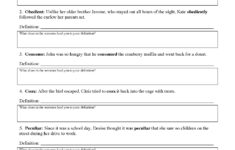 Context Clues Worksheets | Ereading Worksheets throughout Reading Comprehension Context Clues Worksheets