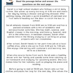 Daily Routine   Reading Comprehension Worksheet | Games4Esl With Regard To Reading Comprehension Worksheets Daily Routines