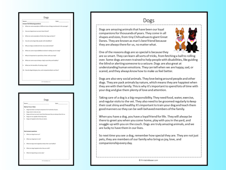 Ks2 Reading Comprehension Worksheets