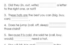 Dolch High Frequency Word Cloze Activities throughout Cloze Reading Comprehension Worksheets