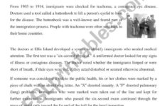 Don´t Send Me Back Ellis Island Immigration Reading Comprehension throughout Ellis Island Reading Comprehension Worksheet