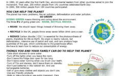 Earth Day : Stop The Pollution Wor…: English Esl Worksheets Pdf &amp; Doc throughout Pollution Reading Comprehension Worksheet