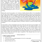 English For Kids Stepstep: Global Warming Reading Regarding Ks2 Reading Comprehension Worksheets