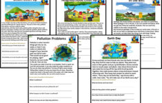 Environment Reading Passages For Grade 2 And 3.Making English Fun in Environmental Science Reading Comprehension Worksheets