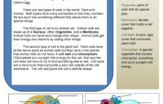 Explore The Cell: English Esl Worksheets Pdf &amp; Doc pertaining to Cells Reading Comprehension Worksheet