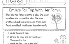 Fall Reading Worksheet - Free Printable, Digital, &amp; Pdf in Free Fall Reading Comprehension Worksheets