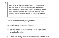 Finding The Main Idea Worksheet | Worksheets Worksheets with Reading Comprehension Main Idea and Supporting Details Worksheets