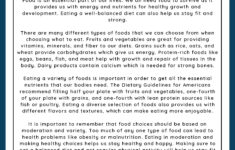 Food - Reading Comprehension Worksheet | Games4Esl throughout One Page Reading Comprehension Worksheets