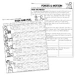Forces And Motion   Push And Pull   Passage, Questions, And Pertaining To Friction Reading Comprehension Worksheets