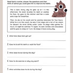 Free Custom And Printable Reading Worksheet Templates | Canva For Reading Comprehension And Writing Worksheets