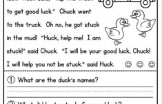 Free Printable Kindergarten Reading Worksheets – Activity School within Kindergarten Reading Comprehension Worksheets Free