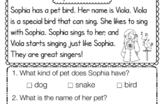 Free Printable Reading Comprehension Worksheet in Printable Reading Comprehension Worksheets