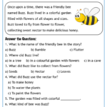 Free Printable Reading Comprehension Worksheets For Grade 1 Regarding Year 1 Reading Comprehension Worksheets Free
