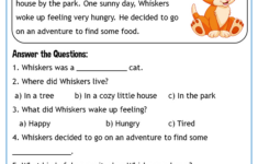 Free Printable Reading Comprehension Worksheets For Grade 1 within Year 1 Reading Comprehension Worksheets