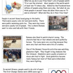 Free Time In Ancient Rome Reading Fo…: English Esl Worksheets Pdf Pertaining To Ancient Rome Reading Comprehension Worksheets