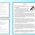 Friction Reading Comprehension Passage Printable Worksheet With Friction Reading Comprehension Worksheets