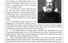 Galileo Galilei- Reading Comprehension Passage And Assessment in Galileo Reading Comprehension Worksheet