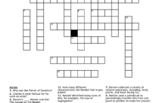 Gregor - Mendel Crossword - Wordmint intended for Gregor Mendel Reading Comprehension Worksheet