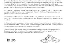 Groundhog Day Activity | Squarehead Teachers inside Groundhog Day Reading Comprehension Worksheets