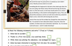 Health Reading Comprehension - Simpl…: English Esl Worksheets Pdf throughout Present Perfect Reading Comprehension Worksheets