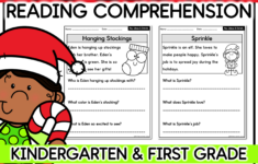 Holiday/Christmas Themed Reading Comprehension | Kindergarten pertaining to Christmas Themed Reading Comprehension Worksheets