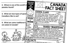 Holidays Around The World - Canada Reading Passage - Lucky Little intended for Canada Reading Comprehension Worksheet