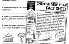 Holidays Around The World - Chinese &amp; Lunar New Year Reading for Chinese New Year Reading Comprehension Worksheet
