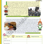 I Love The New Year"   Reading Comprehension Activities For Upper Intended For New Year Comprehension Reading Worksheet