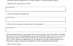 Inferences Worksheet 8 | Reading Activity pertaining to Reading Comprehension Worksheets For 8th Grade