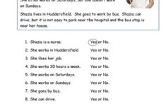 Jobs Reading Comprehension For Begin…: English Esl Worksheets Pdf intended for Reading Comprehension Worksheets For Esl Adults