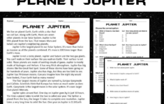 Jupiter Reading Comprehension Passage And Questions - Pdf in Jupiter Reading Comprehension Worksheet