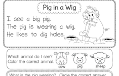 Kindergarten Reading Best Comprehension 34 inside Free Kindergarten Worksheets Reading Comprehension