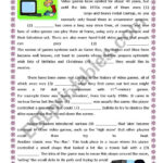 Leisure Activities: Video Games   Esl Worksheetccuschieri Regarding Reading Comprehension Worksheets About Video Games