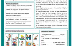 Leisure Time! Reading For Detail (De…: English Esl Worksheets Pdf for Free Printable Esl Reading Comprehension Worksheets