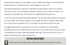 Literacy Shed Plus - Pirates with Free Pirate Reading Comprehension Worksheets
