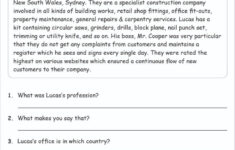 Making Inference After Reading The Passage inside Making Inferences Reading Comprehension Worksheets