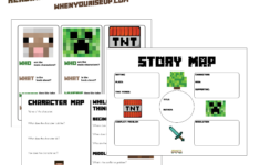 Minecraft Reading Comprehension Worksheets Printable inside Minecraft Reading Comprehension Worksheets