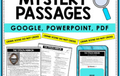 Mystery Passages With Reading Comprehension Questions - Rockin throughout Mystery Reading Comprehension Worksheets